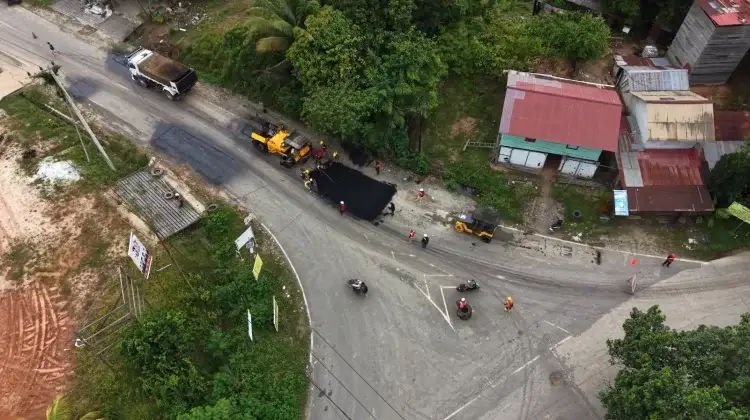 Rp183 Miliar Digelontorkan, Jalan Kaltim–Kalteng Dibenahi