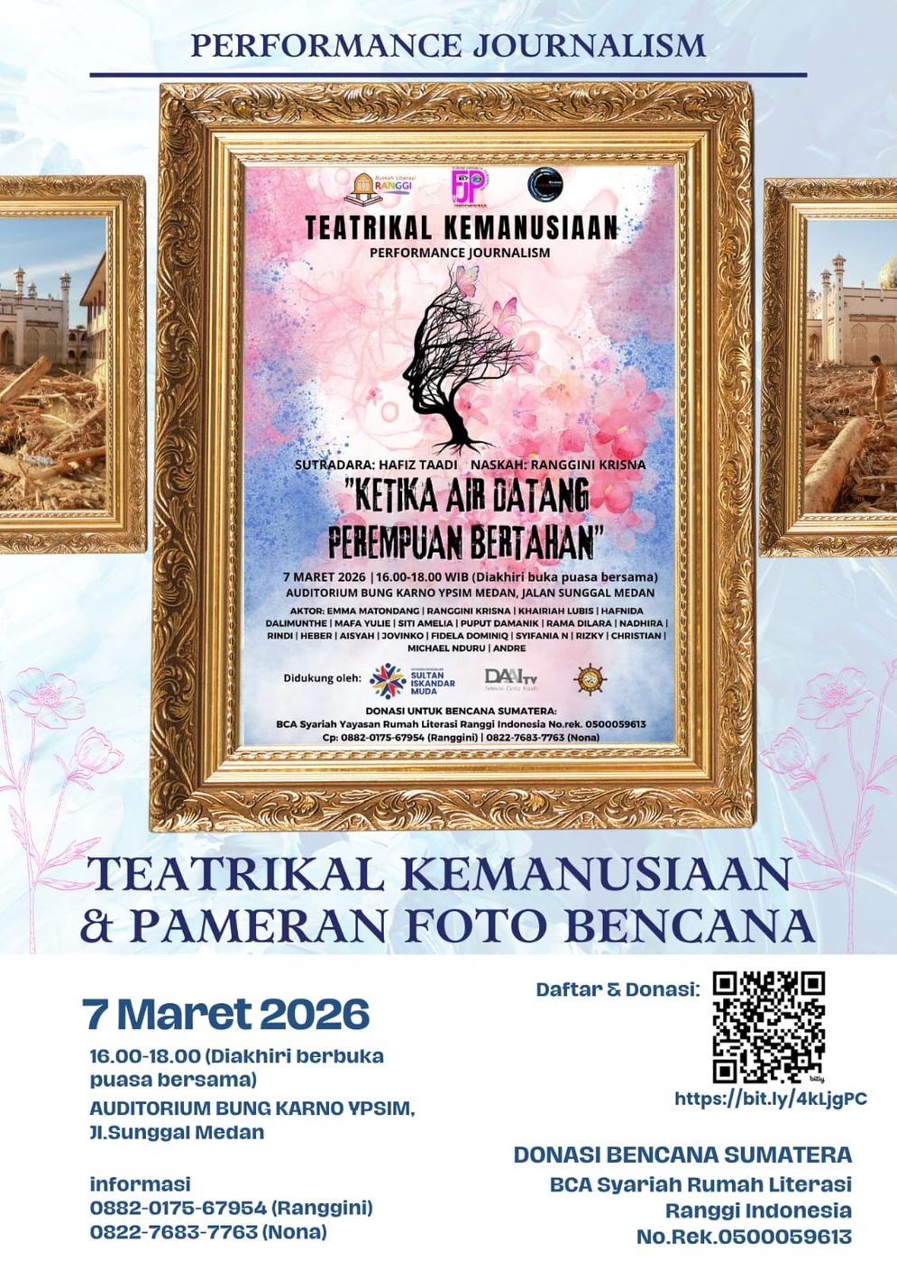 FJPI Siapkan Teatrikal untuk Pengungsi Bencana Sumatera