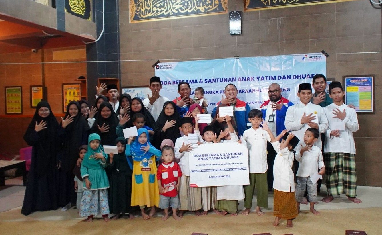 Doa Anak Panti Sukseskan Pemeliharaan Kilang Balikpapan 2026