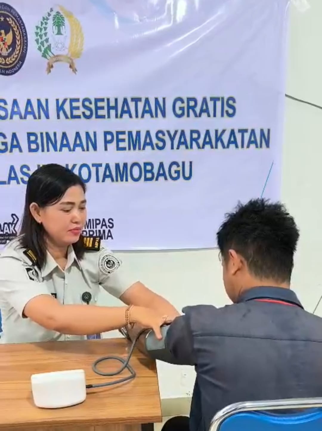 Layanan Pemeriksaan Kesehatan Gratis Rutan Kotamobagu.