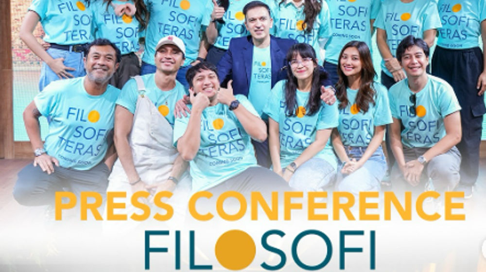 Press conference film Filosofi Teras.