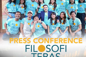 Press conference film Filosofi Teras.
