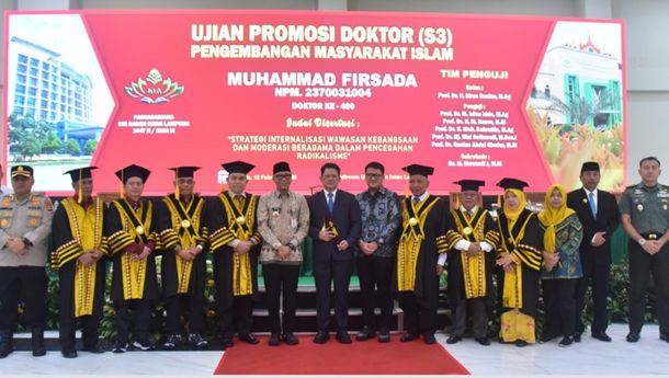 Firsada Raih Doktor di UIN RIL, Teliti Cegah Radikalisme