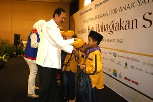 Ribuan Anak Yatim Terima Santunan dari Agung Podomoro