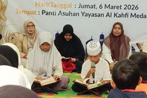  Forwakes Sumut buka puasa bersama anak yatim piatu di Yayasan Al Kahfi Medan
