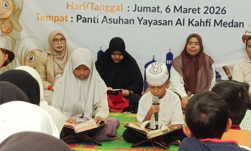  Forwakes Sumut buka puasa bersama anak yatim piatu di Yayasan Al Kahfi Medan