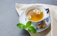 Teh chamomile.