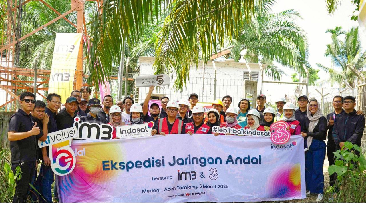 Ekspedisi Jaringan Andal #LebihBaikIndosat" Medan - Aceh Tamiang untuk memastikan secara langsung performa jaringan di sepanjang jalan non-tol dan tol, terutama di surau