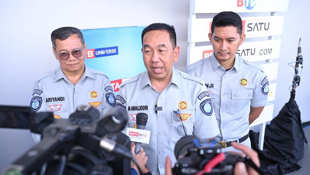 Jasa Raharja Hadiri Pelepasan Tim Liputan Mudik B-Universe 2026