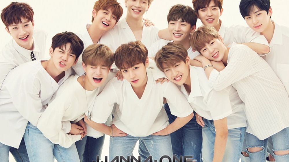 Group K-pop Wanna One.