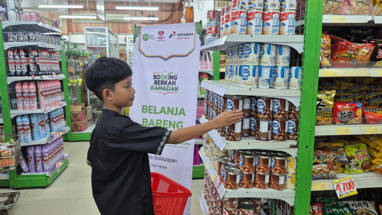 Belanja Bareng Yatim, Cara Pertamina Tebar Bahagia Ramadan