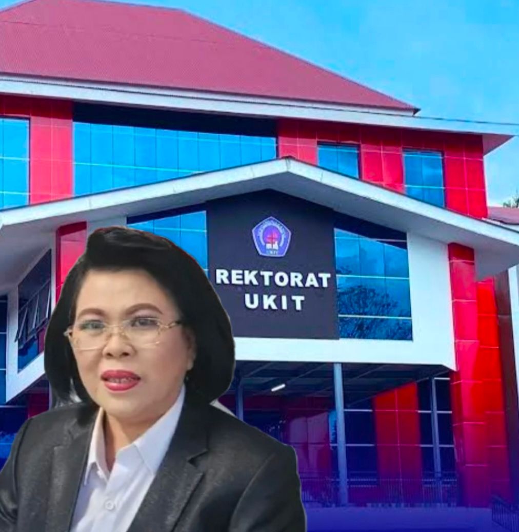 UKI Tomohon. Insert: Rektor UKIT Sandra Korua. 