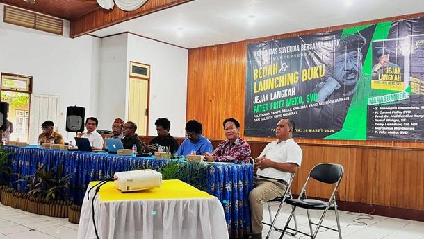Buku 'Jejak Misioner Pater Fritz Meko SVD' Dibedah di Palangkaraya