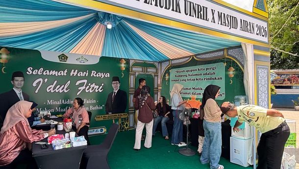 Posko Pemudik UIN RIL di Masjid Airan Beri Pelayanan Humanis