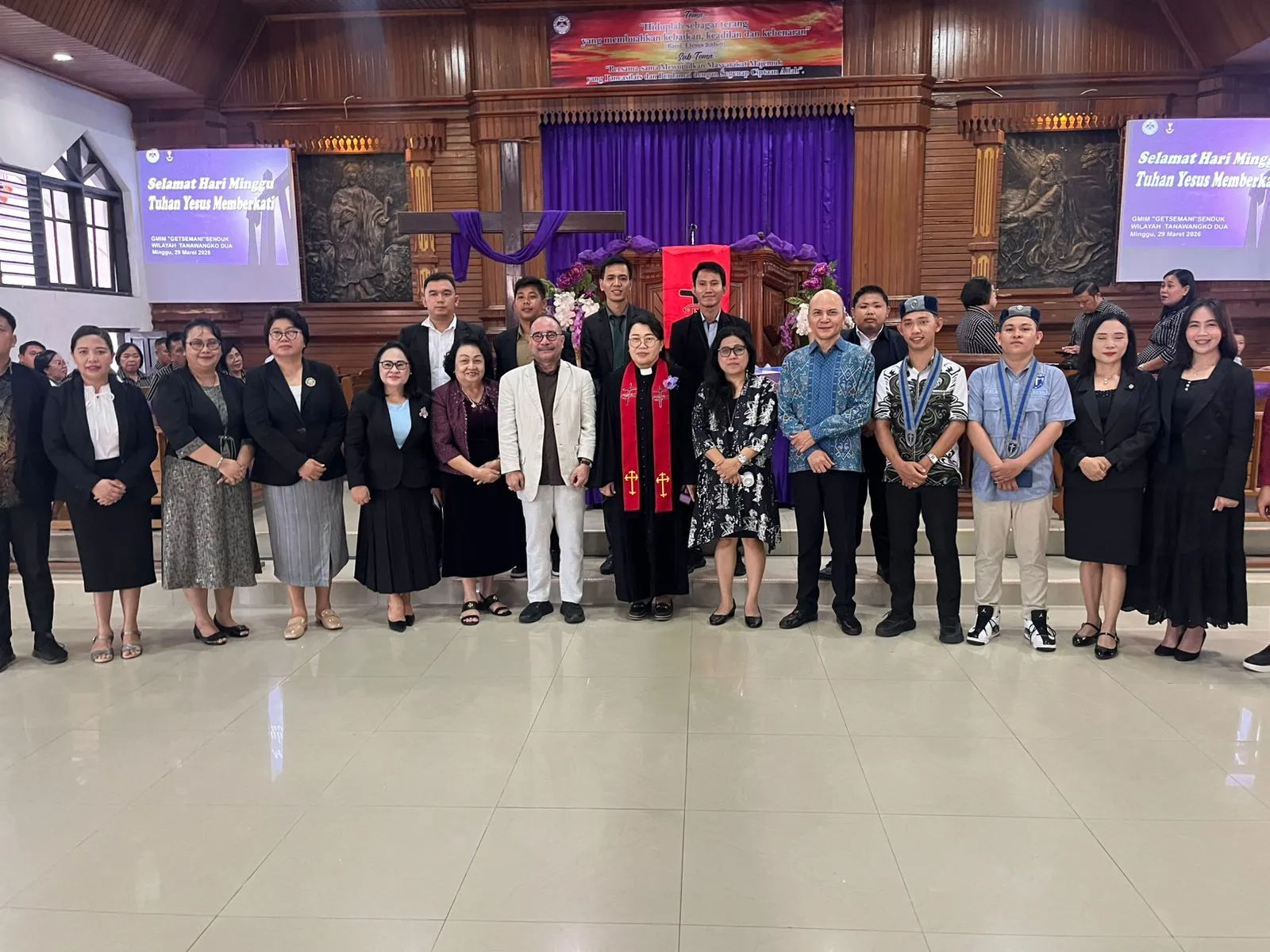 Pelantikan BKS PGI GMKI Tomohon.