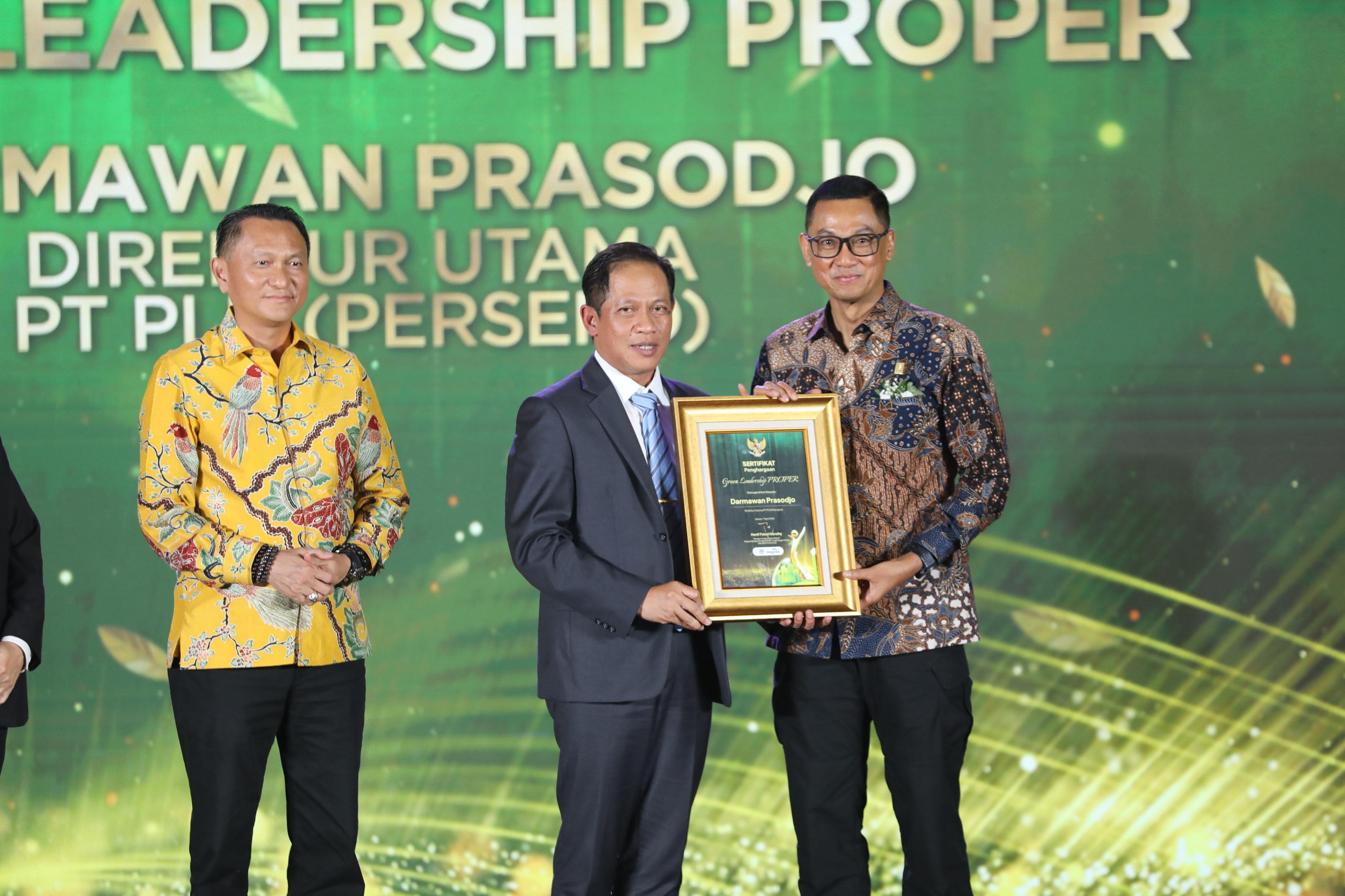 PLN Borong PROPER Emas, Bosnya  Cetak Hattrick Green Leadership 