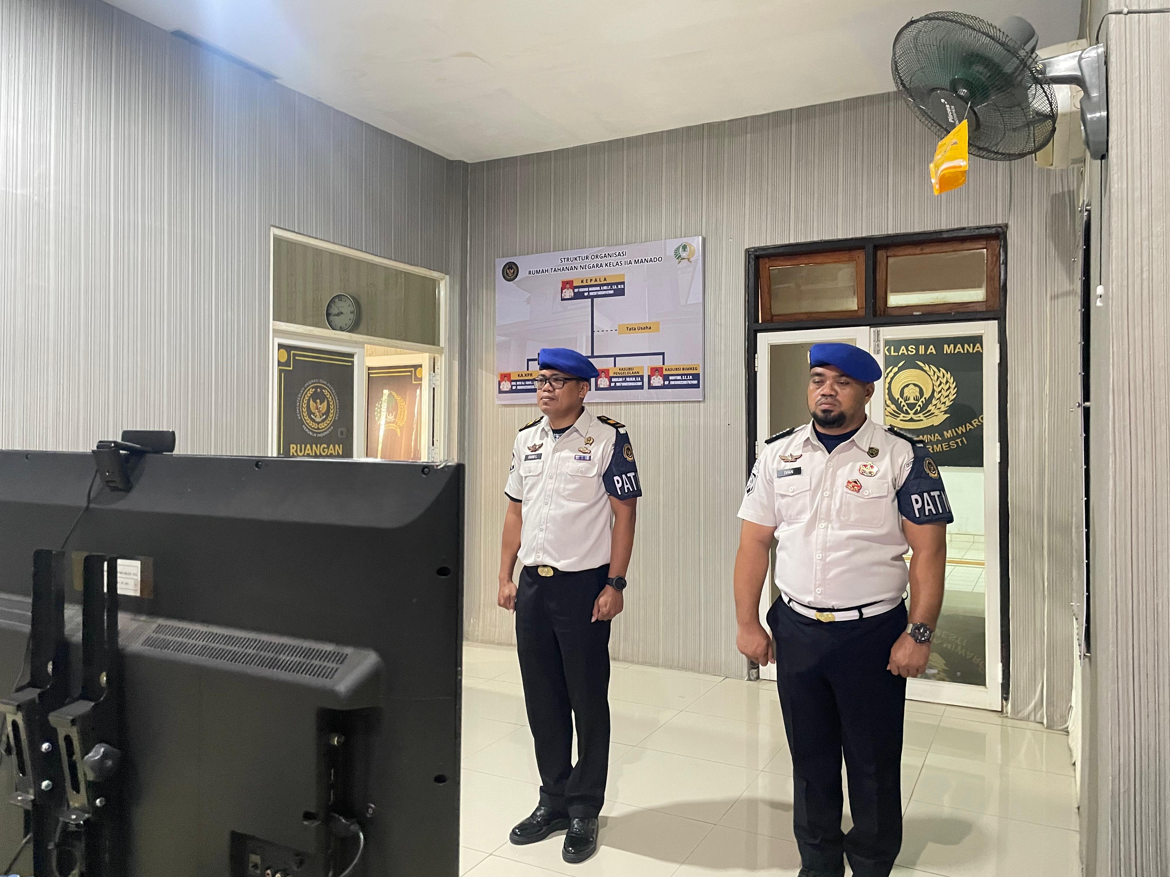 Rutan Manado ikuti pengukuhan Tim Satopspatnal.