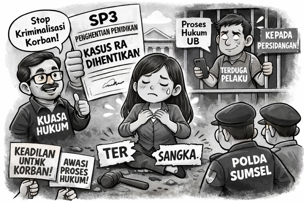 Kasus SP3, RA Korban Kekerasan Seksual Fokus Perjuangkan Keadilan
