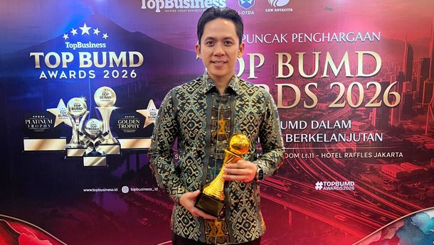 Perumda Tirta Jasa Lampung Selatan Raih TOP BUMD Awards 2026 Bintang 4