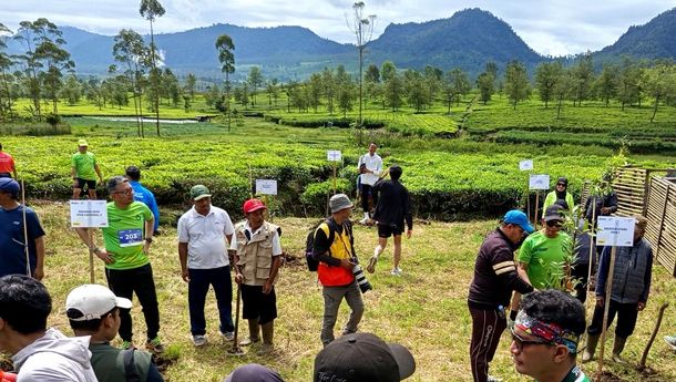 PTPN I Tanam 1.000 Pohon di Ajang Walini Cross Country