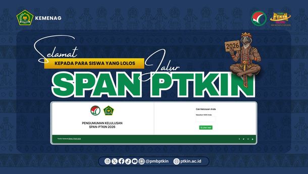 82.274 Siswa Lulus SPAN-PTKIN 2026, Cek Hasilnya Disini