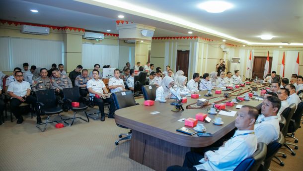 Gubernur Lampung Terima Sespimti Polri, Perkuat Sinergi