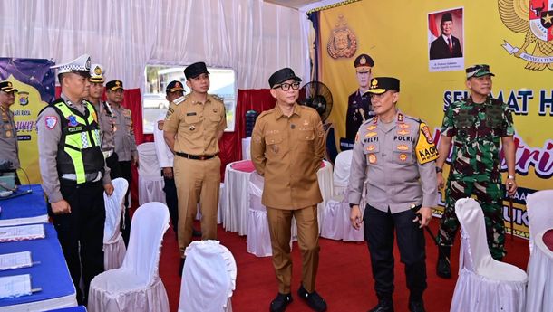 Pemprov Lampung dan Pemkab Lamsel Pastikan Layanan Mudik Siap dan Aman