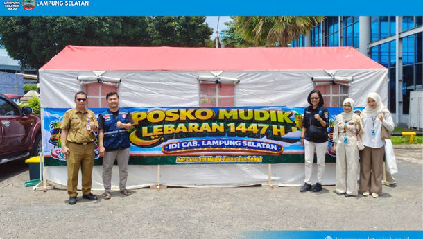 IDI Lampung Selatan Buka Posko Kesehatan Gratis untuk Pemudik