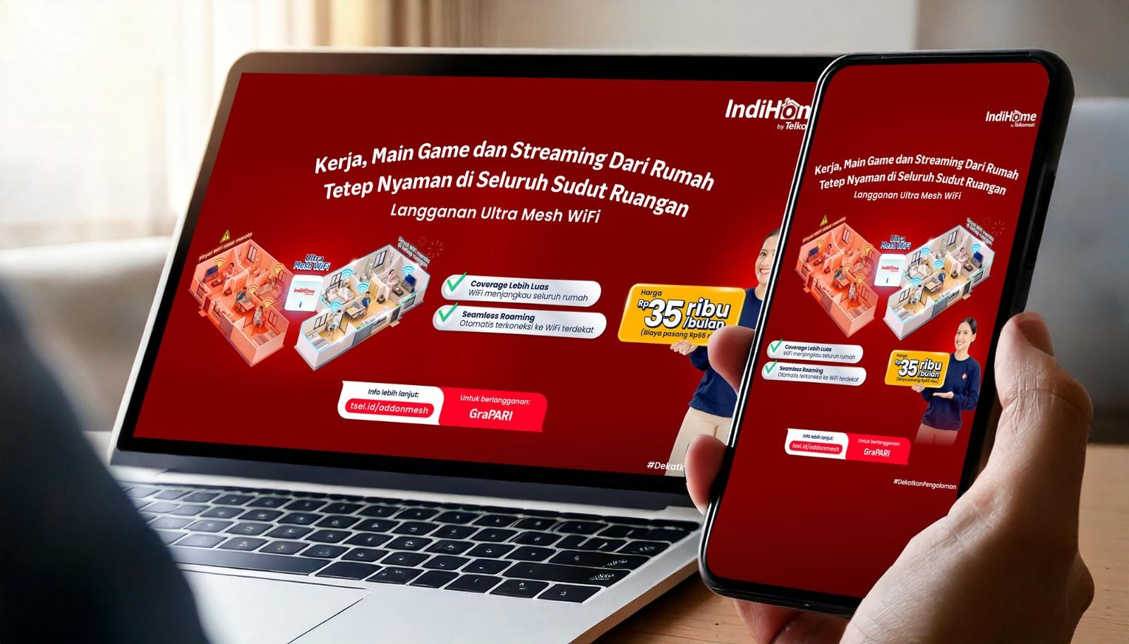 Pemerataan Internet di Rumah, IndiHome Mesh WiFi Solusi
