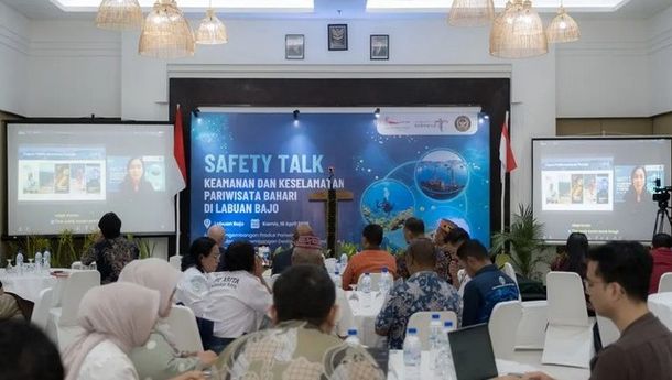 Safety Talk Kemenpar-BPOLBF Perkuat Wisata Bahari Labuan Bajo  
