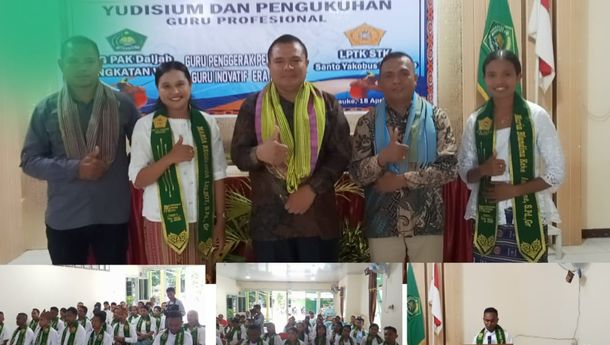 Kemenag TTU Kukuhkan 53 Guru PAK, Perkuat Profesionalitas