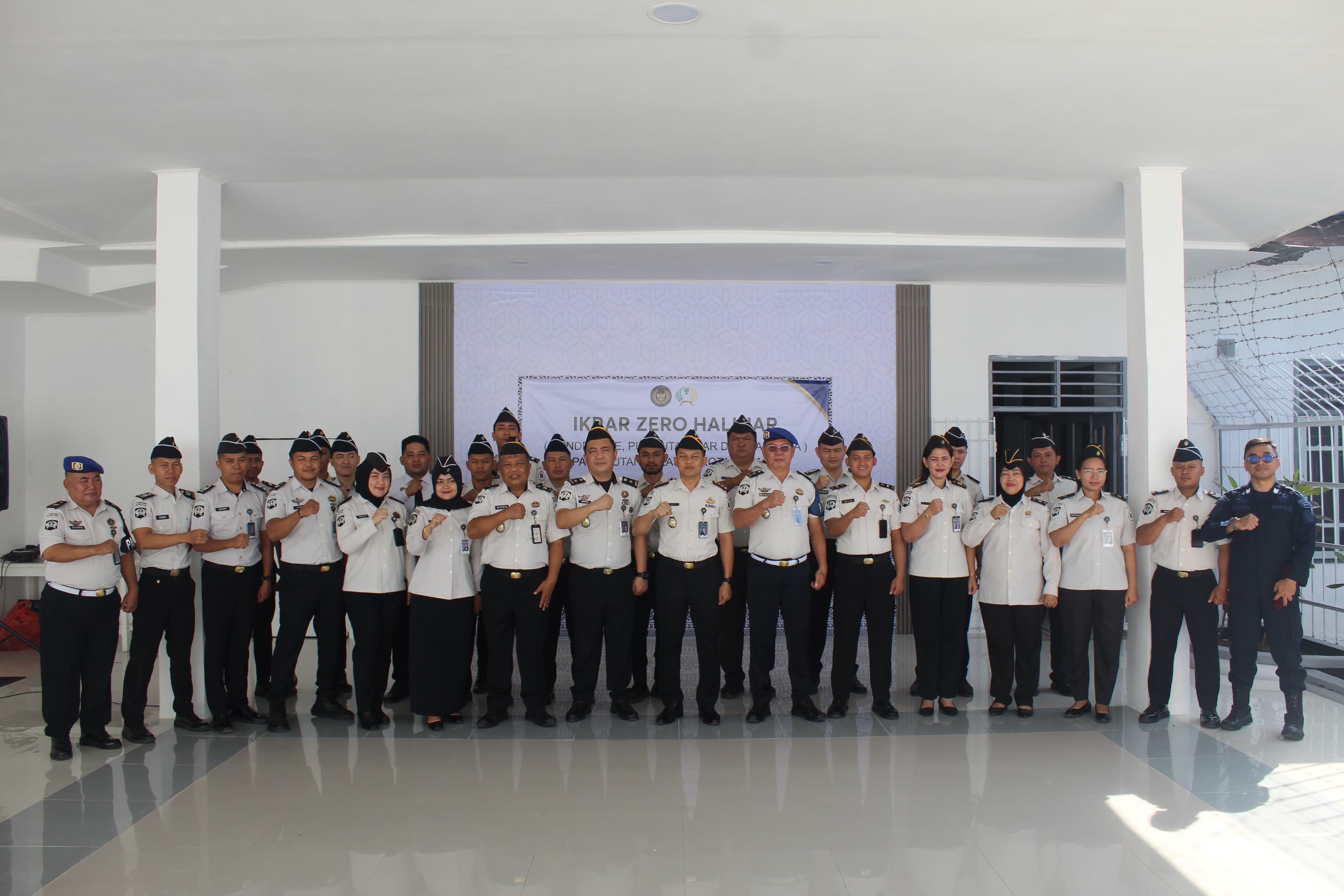 Rutan Kotamobagu, deklarasi Zero Halinar.