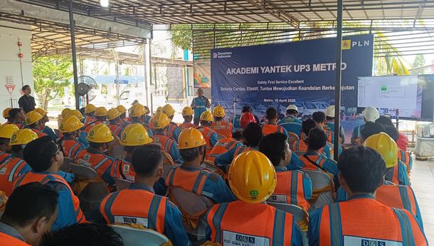 Jelang Hari Buruh, PLN UP3 Metro Perkuat Kapasitas Petugas Yantek