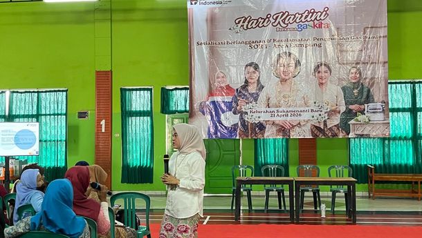 Ajak Warga Berkebaya, PGN Lampung Sosialisasi Gas Bumi di Sukamenanti Baru