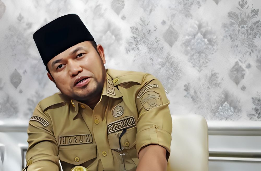 Gubernur KaltimRudi Mas'ud merespon aksi unjuk rasa 21 April 2026. (Foto: @Pemprov Kaltim)