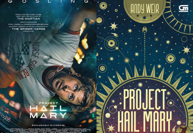 Rekomendasi Buku atau Novel Populer yang Diadaptasi Jadi Film dan Series Tayang Tahun 2026: Project Hail Mary oleh Andy Weir