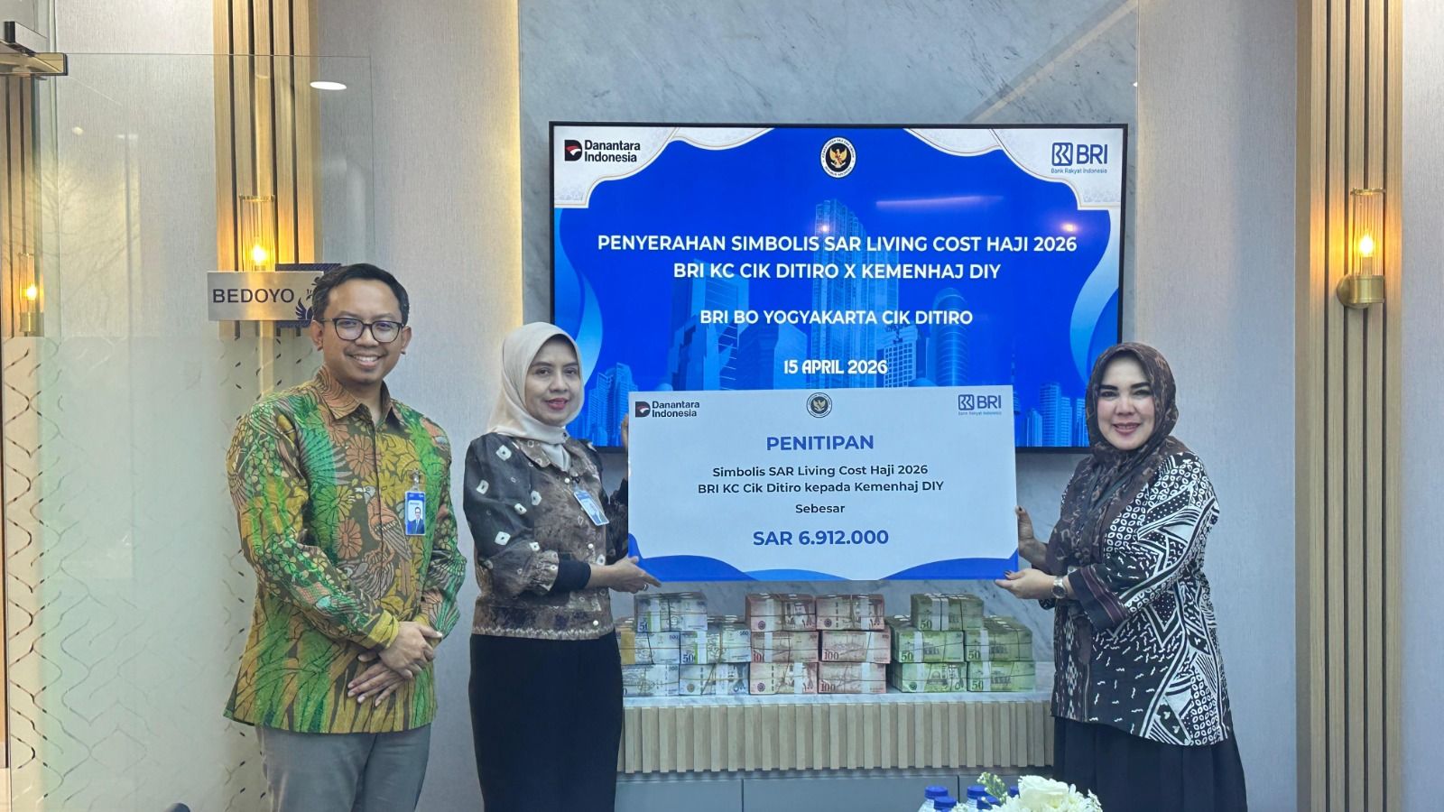 BRI Mulai Bagikan Uang Saku Haji 2026 untuk 203.320 Ribu Jemaah
