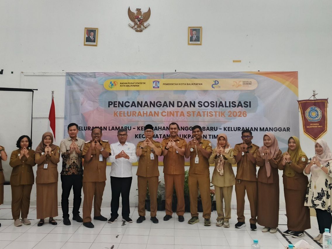 BPS Balikpapan Canangkan Kelurahan Cantik, Cinta Statistik. (Foto: Yandri Rinaldi)