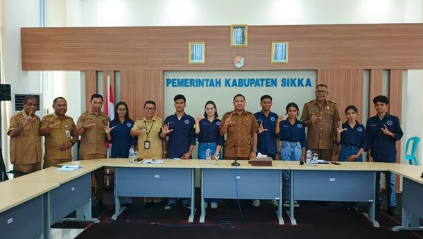 Bupati JPYK Apresiasi Mahasiswa IFTK Ledalero Bikin Website Perpus FX Seda