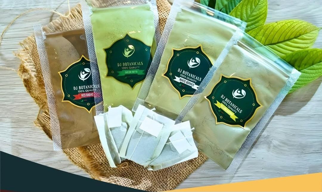 Produk olahan kratom oleh PT DJB Botanicals Indonesia. (Sumber: Karantina Kaltim)