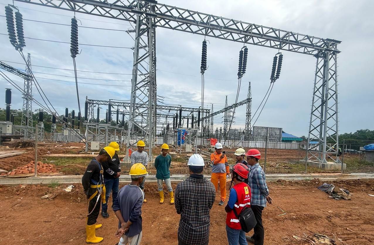 Proyek GI Grogot Dikebut, PLN Bangun Jalur Listrik Baru Kaltim–Kalsel