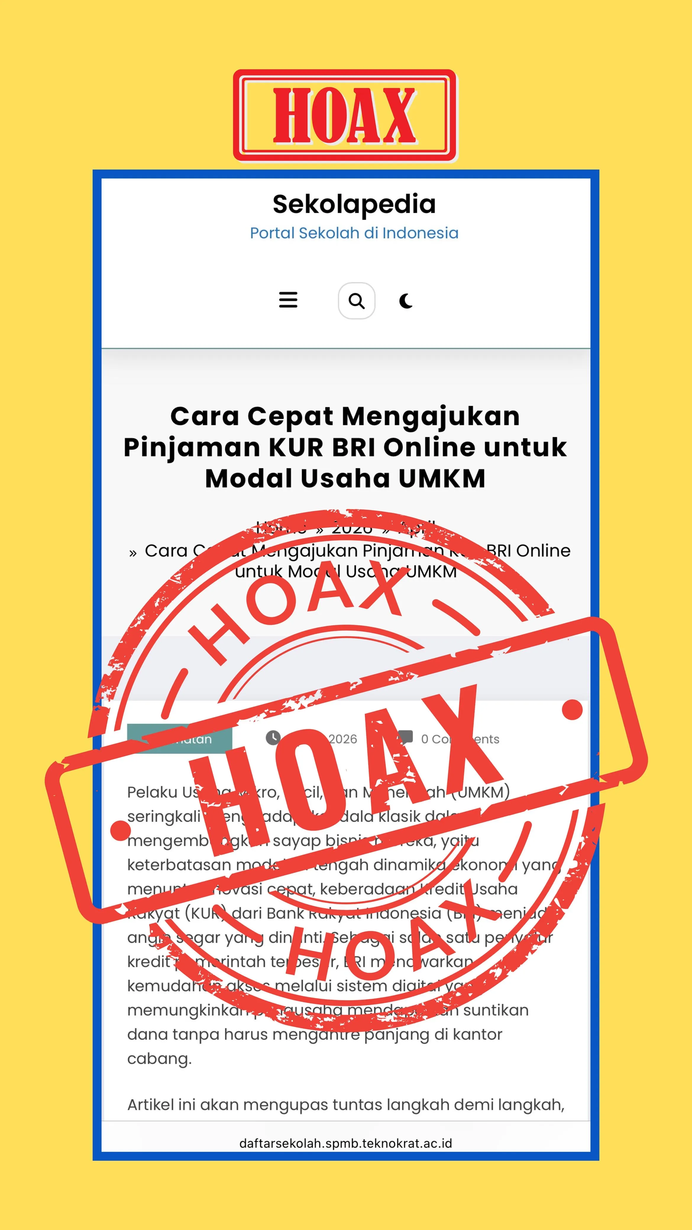 Penipuan KUR Kian Canggih, BRI Minta Masyarakat Lebih Teliti