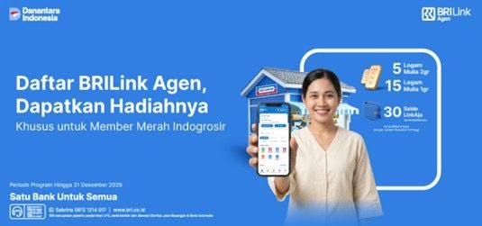 BRI Pacu Transaksi Agen, Hadiah Emas Menanti