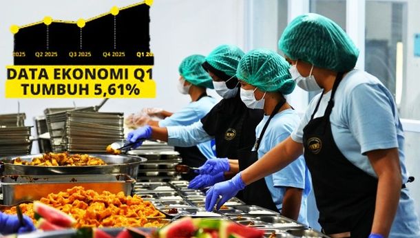 Belanja MBG Dorong Ekonomi Indonesia Tumbuh 5,61 Persen pada Kuartal I 2026