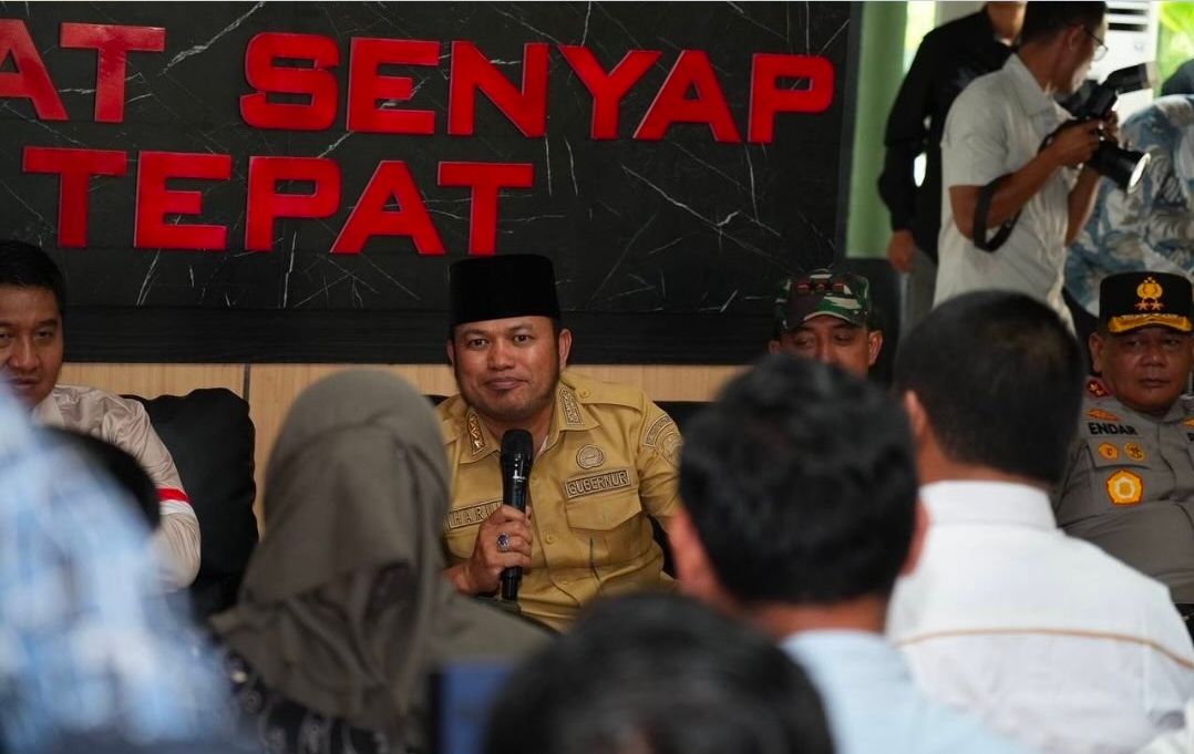 Gubernur Kaltim Rudy Mas'ud saat peluncuran Program Jospol dan KUR Perumahan di Balikpapan.