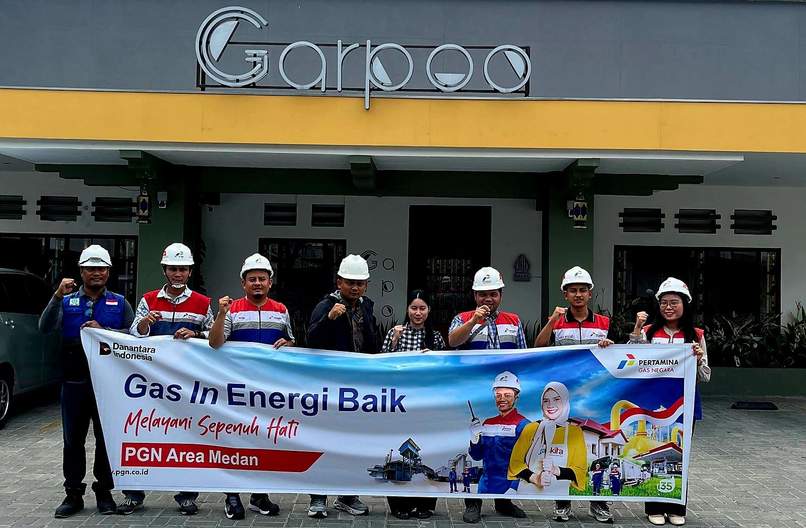 PGN Area Medan gas in di Garpoo Café Harta 