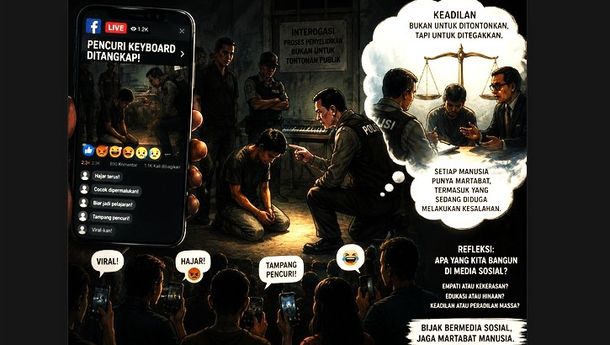 SOROTAN: Saat Polisi Menyiarkan Interogasi ke Facebook: Hukum atau Pertunjukan?