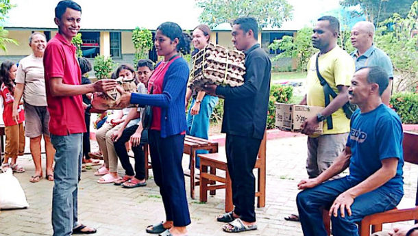 Komunitas Nangaroro Merauke Kompak Bangun Gereja dan Solidaritas