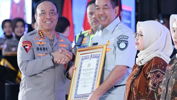 Jasa Raharja Raih Penghargaan Kapolri