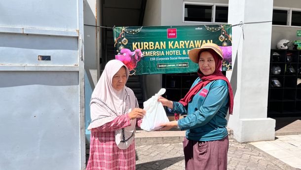 Emersia Lampung Gelar Salat Iduladha dan Salurkan Hewan Kurban